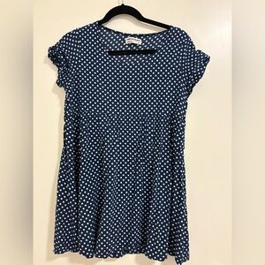 American Apparel Blue and White Dress